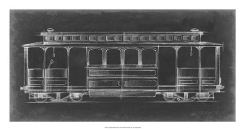 Framed Vintage Street Car III Print