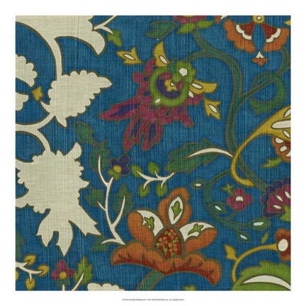 Framed Jewelled Pashmina II Print