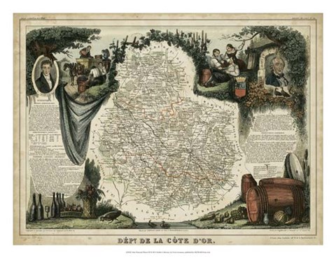 Framed Atlas Nationale Illustre IX Print