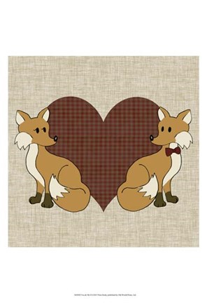 Framed You &amp; Me II Print