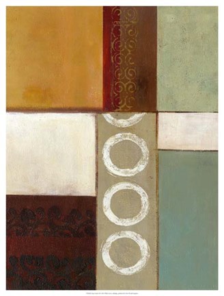 Framed Spa Circles II Print