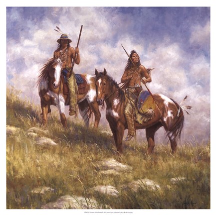 Framed Keepers of the Prairie Print