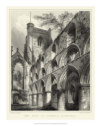 Framed Gothic Detail VIII Print