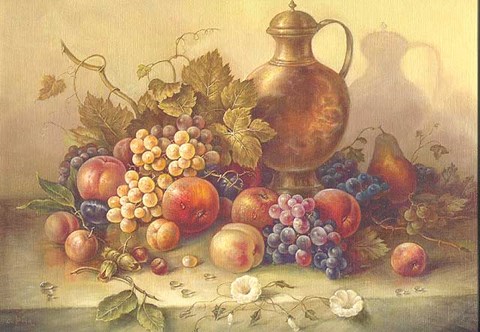 Framed Fruit bouquet I Print