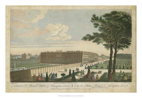 Framed Hampton Court Print