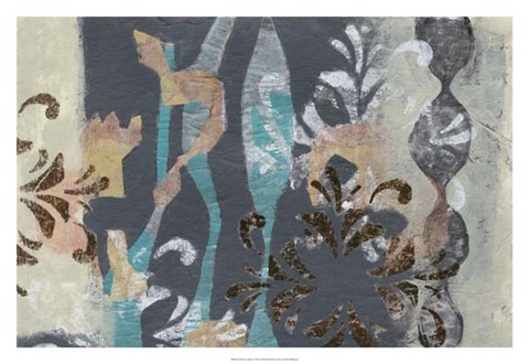 Framed Pinwheel Cutouts I Print