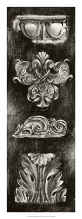 Framed Architectural Remnants I Print