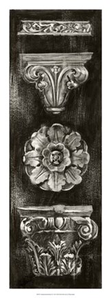 Framed Architectural Remnants II Print