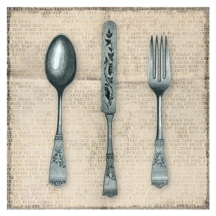 Framed Dinner's Design - Mini Print