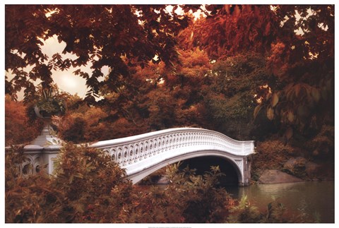 Framed Bow Bridge Print