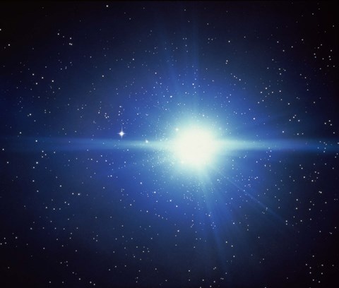 Framed Space, Starburst Print