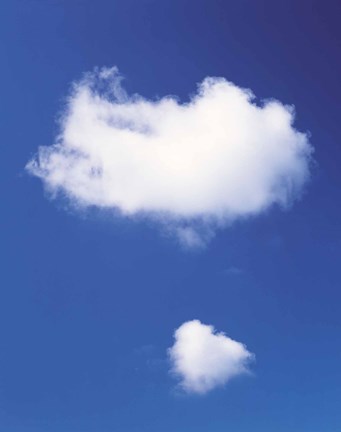 Framed Clouds in Blue Sky Print