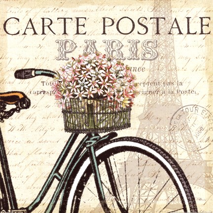Framed Paris Ride I Print