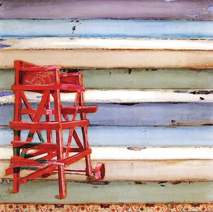 Framed Swim at your own Risk Print