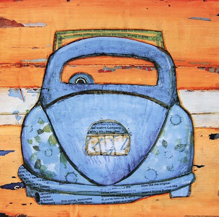 Framed Beach bound Print