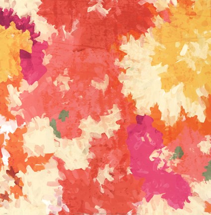 Framed September Orange I Print