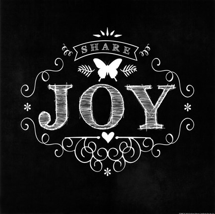 Framed Joy Print