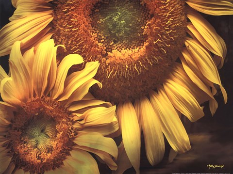 Framed Floral Beauty I Print