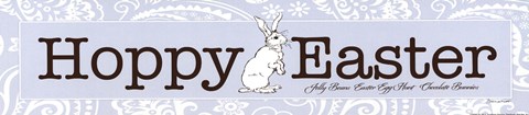 Framed Hoppy Easter Print