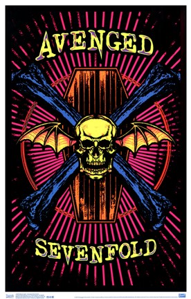Framed Black Light - Avenged Sevenfold Print