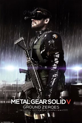 Framed MGS: Ground Zeroes - Night Vision Print