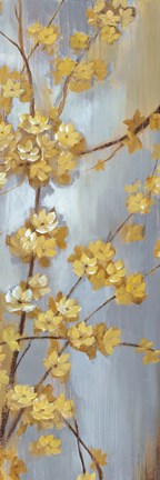 Framed Forsythia Garden I Print