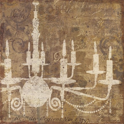 Framed Faded Ornate I Gray no Bird Print