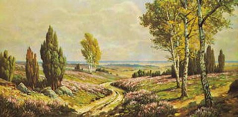 Framed HEIDEWEG Print