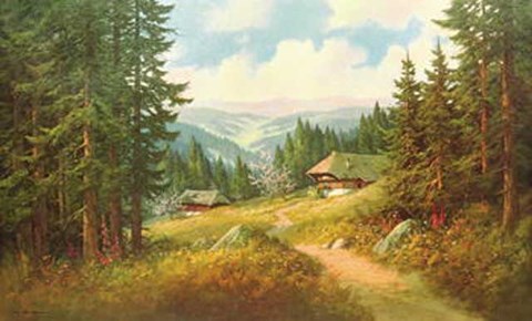Framed Im Schwarzwald Print