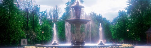 Framed Retiro Park Madrid Spain Print