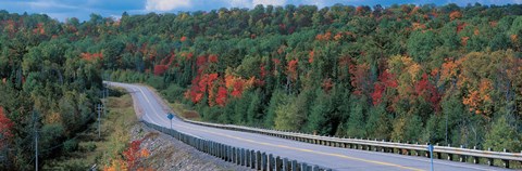 Framed Country road Ontario Canada Print