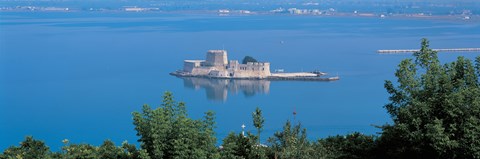Framed Napoleon  Burdzi Island Greece Print