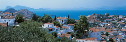 Framed Idra Island Greece Print