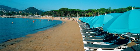 Framed French Riviera, Provence-Alpes-Cote d'Azur, France Print