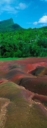 Framed Rock formations, Mauritius Print