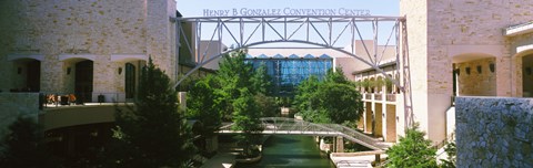 Framed Henry B. Gonzalez Convention Center at San Antonio, Texas, USA Print