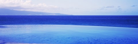 Framed Pacific ocean, Maui, Hawaii, USA Print