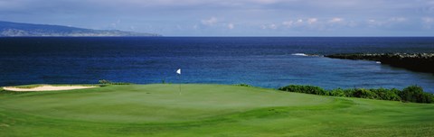 Framed Kapalua Golf Course, Maui, Hawaii Print