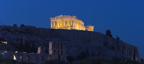 Parthenon at dusk, Athens, Greece by Panoramic Images