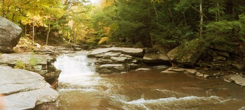 Framed Kaaterskill Falls stream, New York State Print