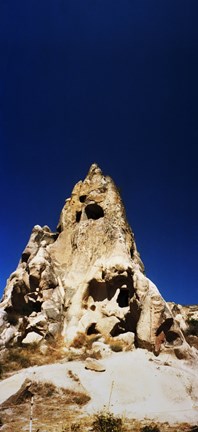 Framed Caves and fairy chimneys of Cappadocia, Central Anatolia Region, Turkey Print
