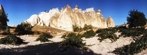 Framed Rock formations in Cappadocia, Turkey Print