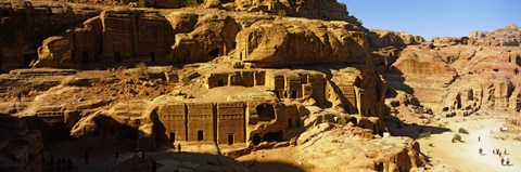 Framed Ruins, Petra, Jordan Print