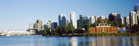 Framed City at the waterfront, Vancouver, British Columbia, Canada 2013 Print