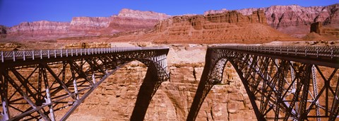 Framed Navajo Bridge at Grand Canyon National Park, Arizona Print
