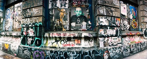 Framed Bowery Street, Soho, Manhattan, New York City, New York State Print