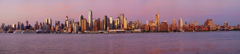 Framed Midtown Manhattan Skyline at Dusk, New York City Print
