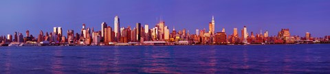 Framed Midtown Manhattan Skyline, New York City Print