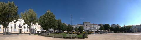 Framed Town Hall, Colbert Square, Rochefort, Charente-Maritime, Poitou-Charentes, France Print