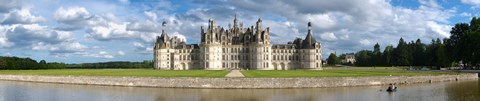 Framed Castle, Chateau De Chambord, Loire-Et-Cher, Loire Valley, France Print